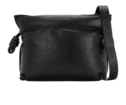 Medium Flamenco, &pound;1,200, Handbags, Black, Leather, Front view